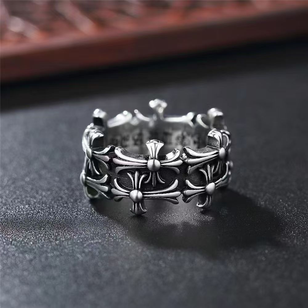Retro Cross Ring