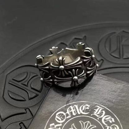 Retro Cross Ring