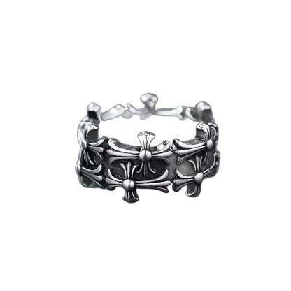 Retro Cross Ring