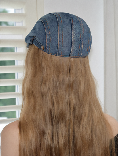 Retro Denim Baseball Cap