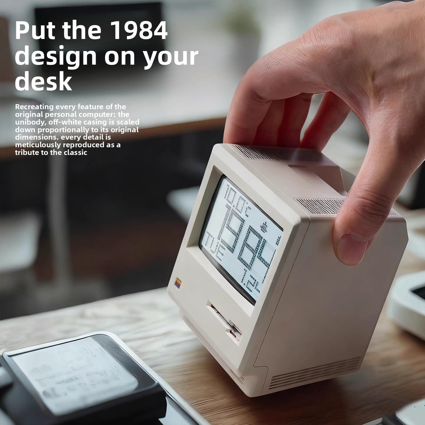 Retro Desktop Digital Alarm Clock