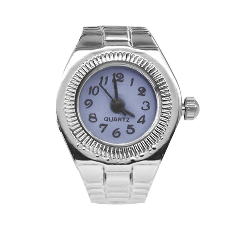 Retro Diamond Quartz Finger Watch