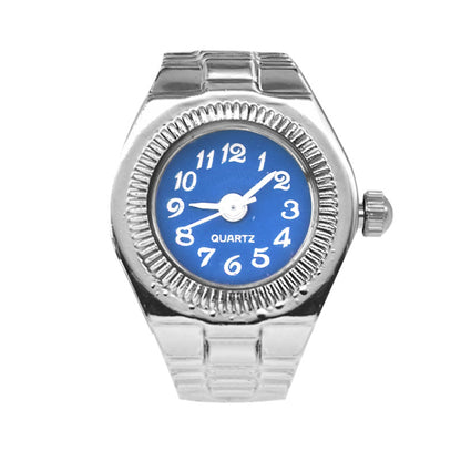 Retro Diamond Quartz Finger Watch