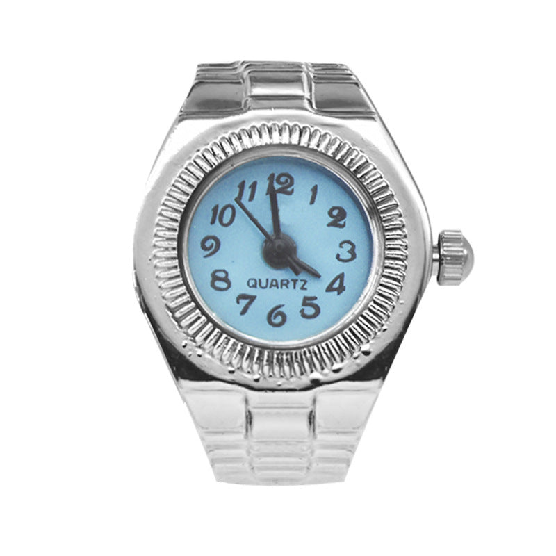 Retro Diamond Quartz Finger Watch