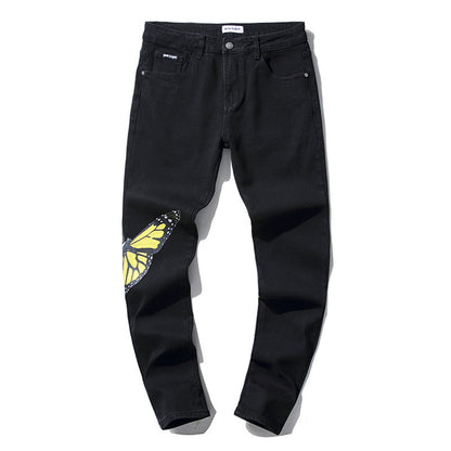 Retro distressed pants