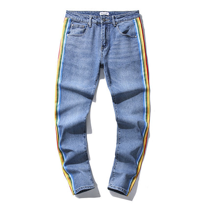 Retro distressed pants