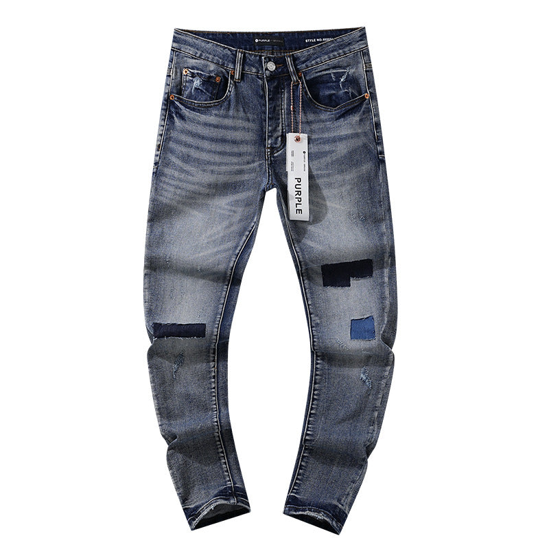 Retro distressed pants