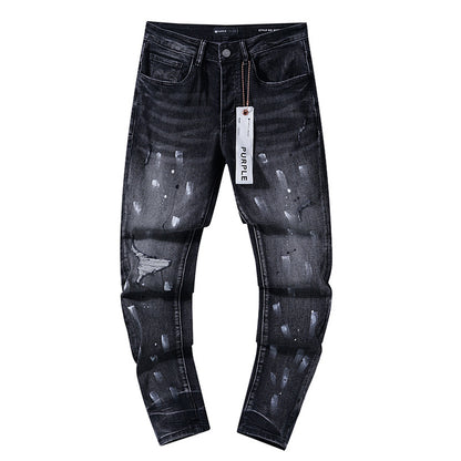 Retro distressed pants