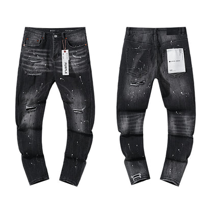 Retro distressed pants