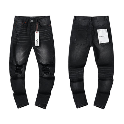 Retro distressed pants