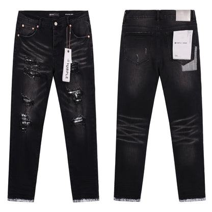 Retro distressed pants