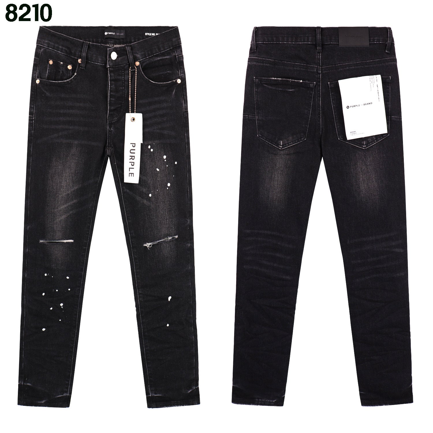 Retro distressed pants