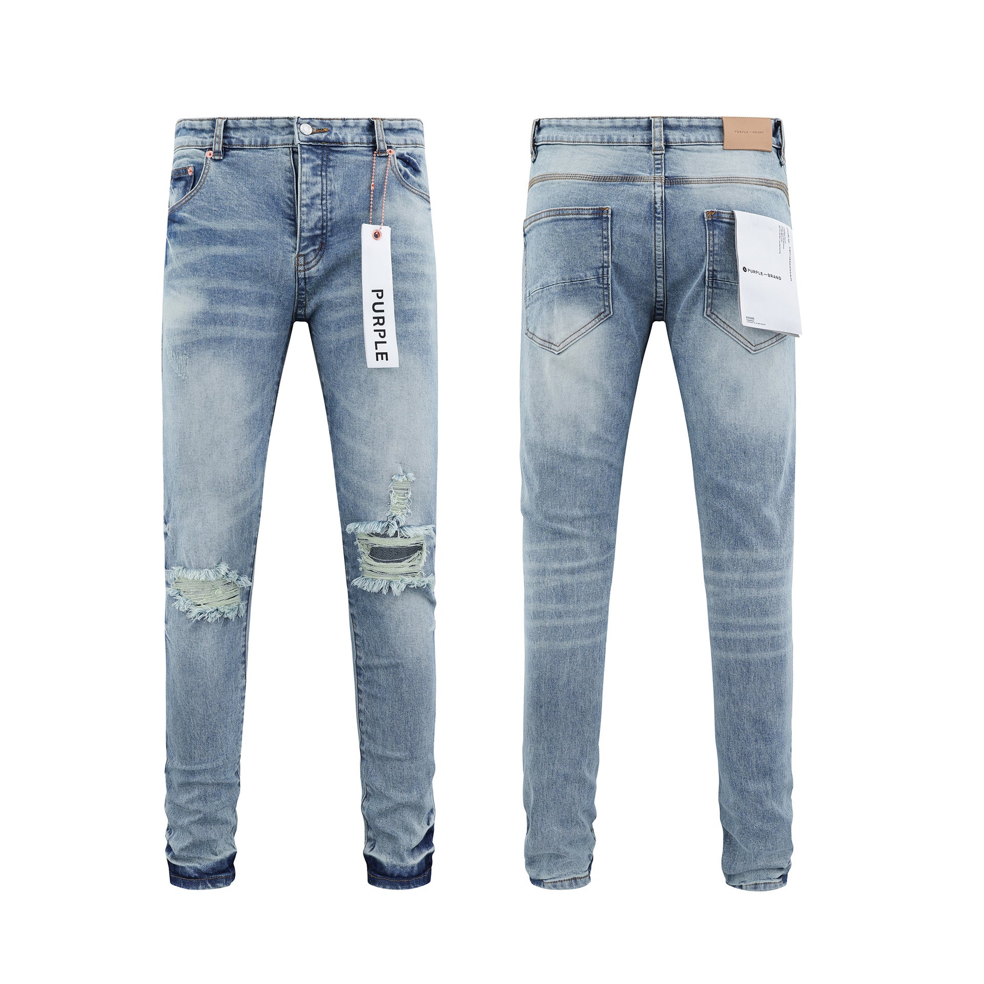 Retro distressed pants