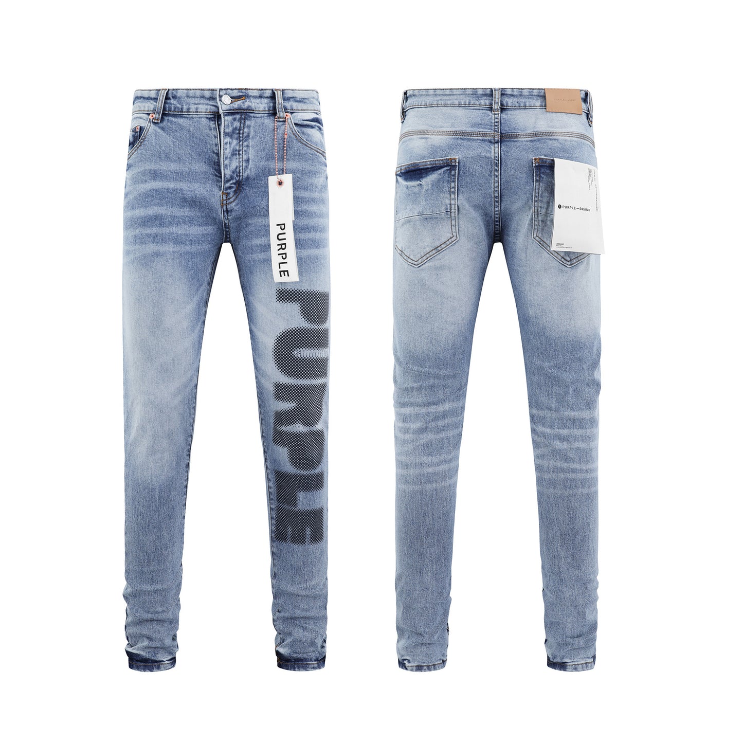 Retro distressed pants