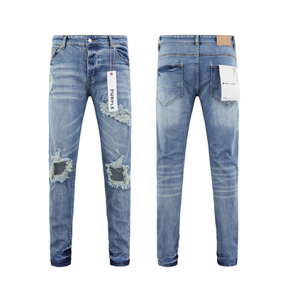 Retro distressed pants