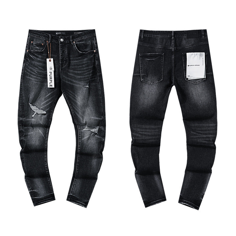Retro distressed pants