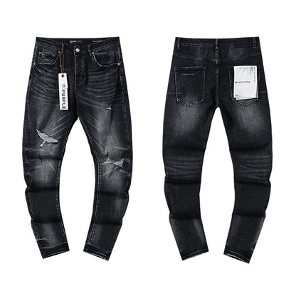 Retro distressed pants