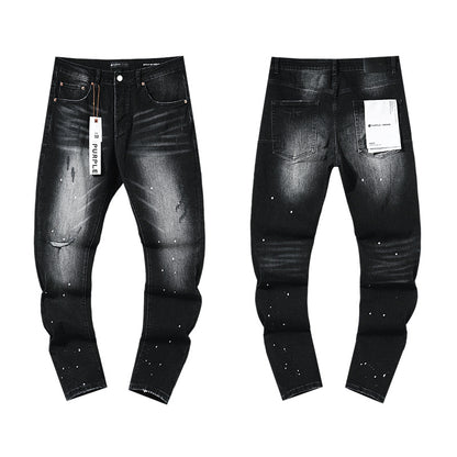 Retro distressed pants