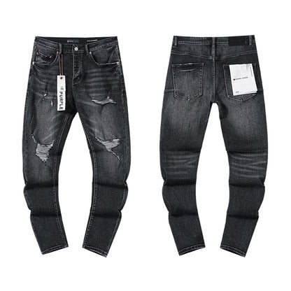 Retro distressed pants