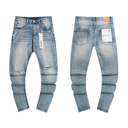 Retro distressed pants
