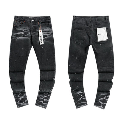 Retro distressed pants