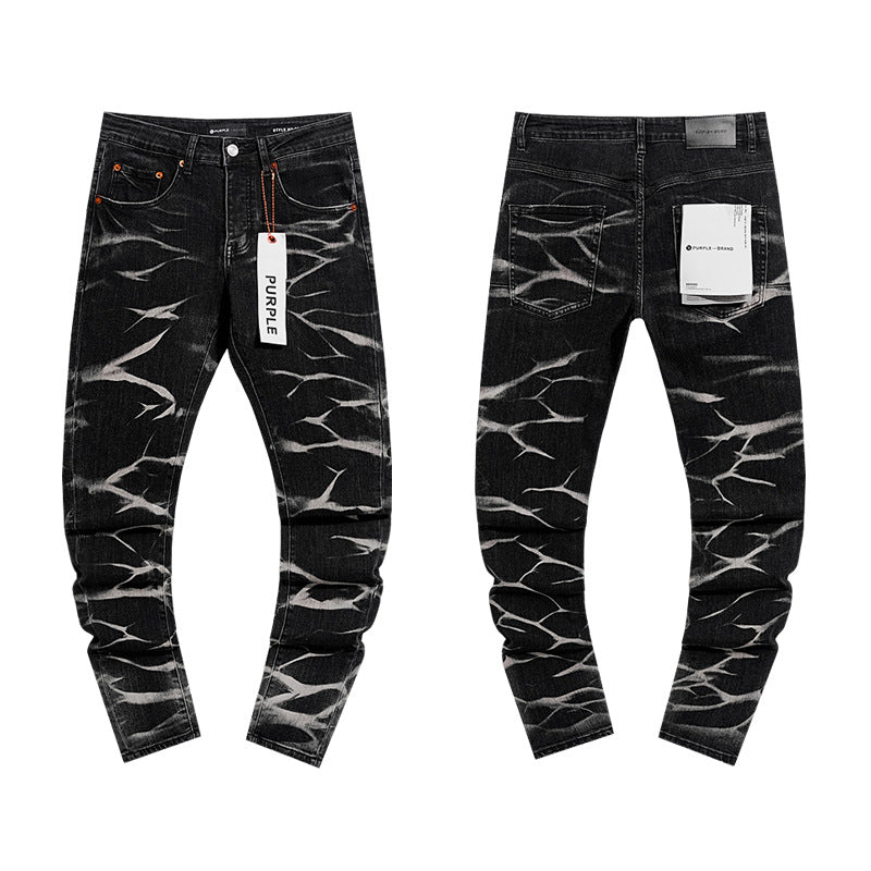 Retro distressed pants
