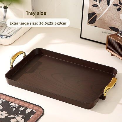 Retro Double Ear Serving Tray with Dust Cover