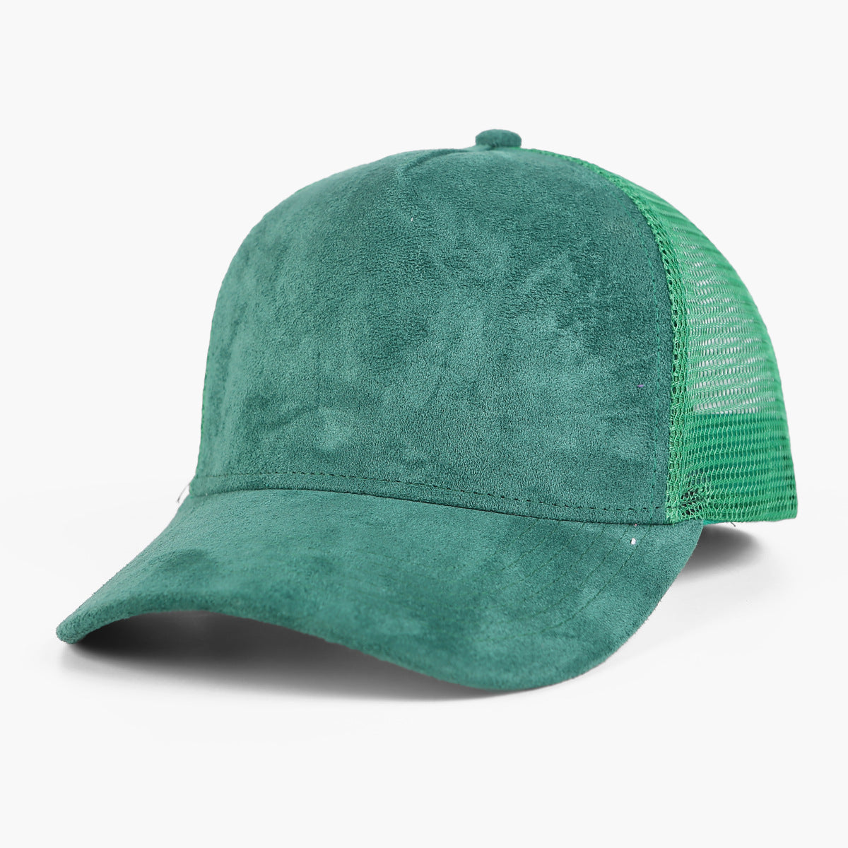 Retro Embroidered Suede Baseball Cap