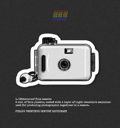 Retro Film Camera Vintage Style Point and Shoot
