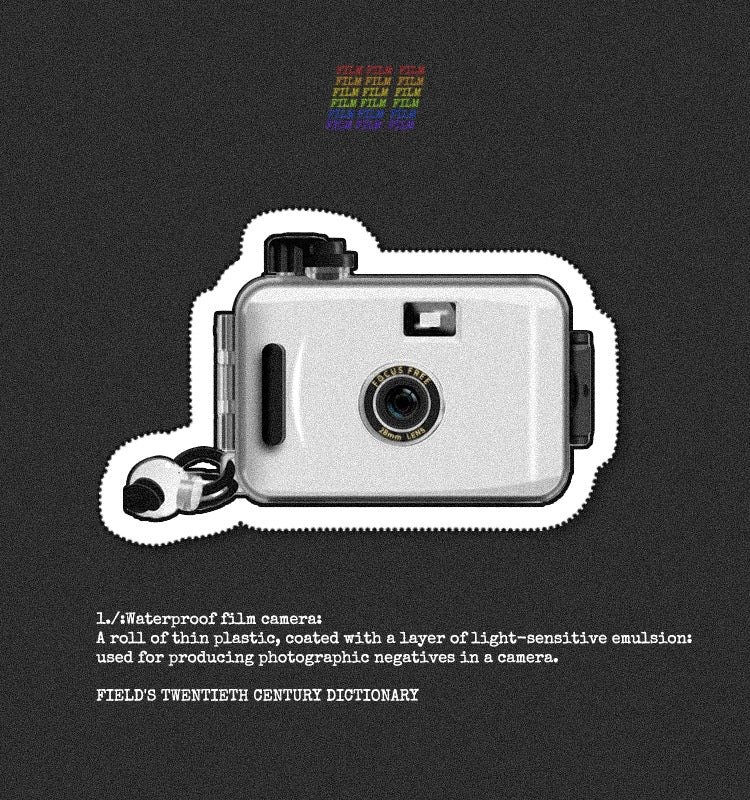 Retro Film Camera Vintage Style Point and Shoot