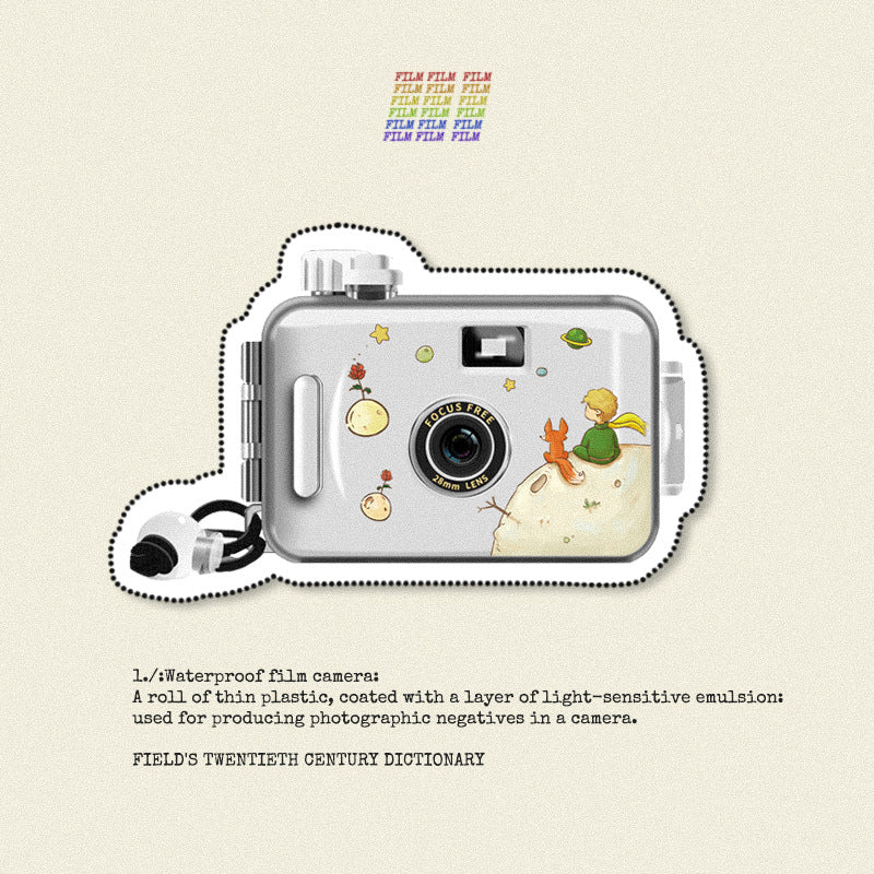 Retro Film Camera Vintage Style Point and Shoot