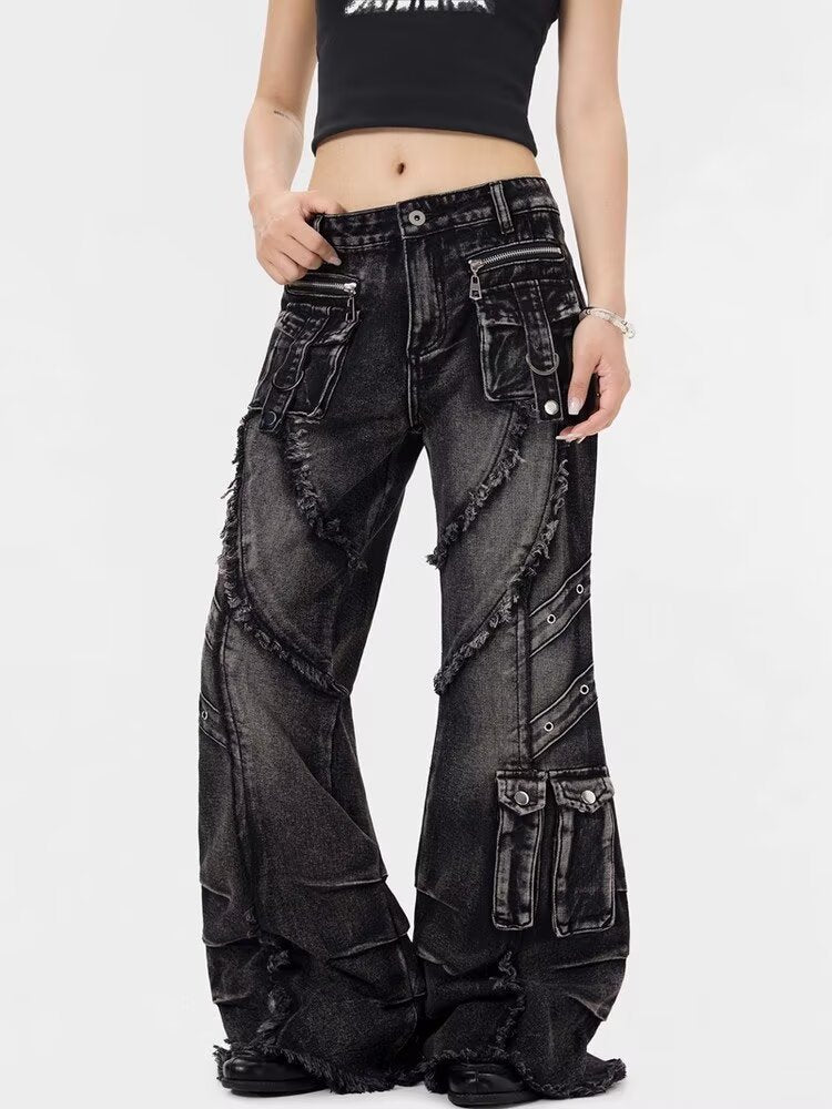 Retro flared jeans