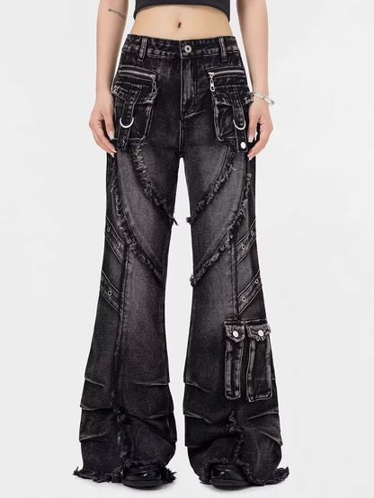 Retro flared jeans