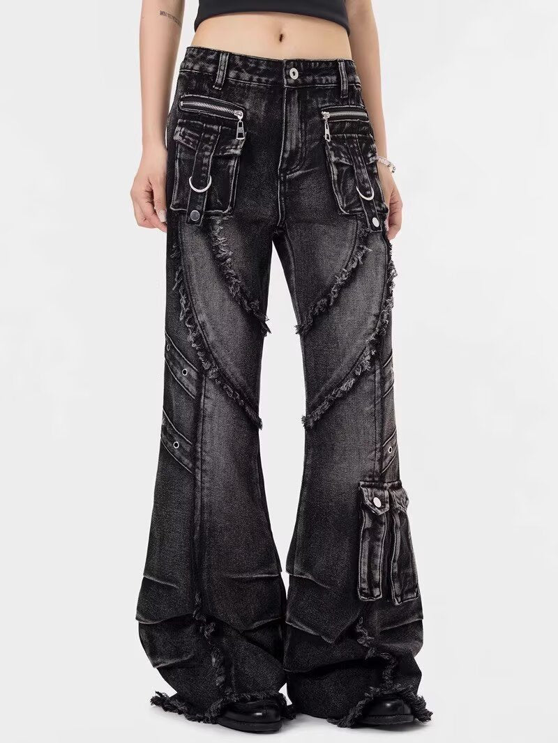 Retro flared jeans