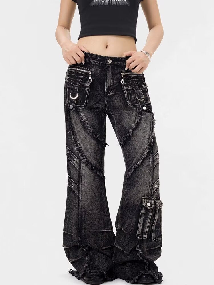 Retro flared jeans