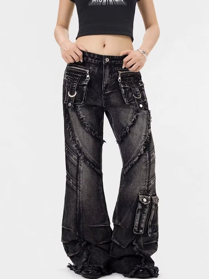 Retro flared jeans
