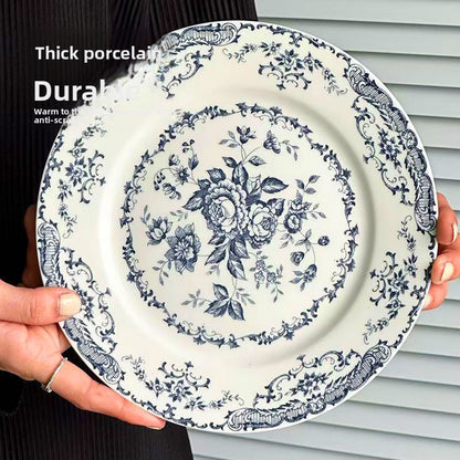 Retro Flat Bowl and Plate
