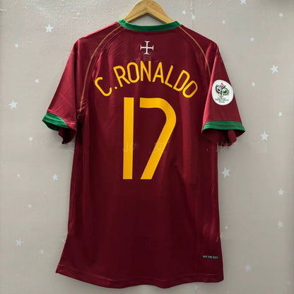 Retro Football Jersey with Printed Number