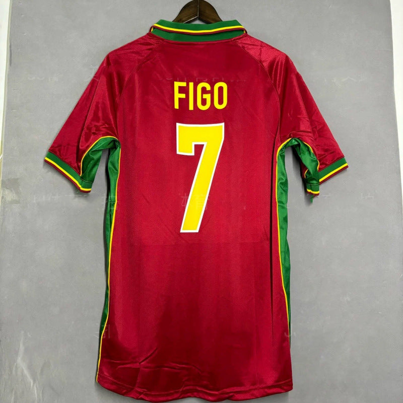 Retro Football Jersey with Printed Number