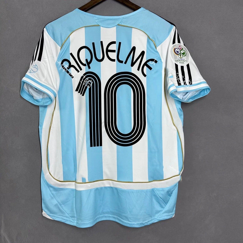 Retro Football Jersey with Printed Number