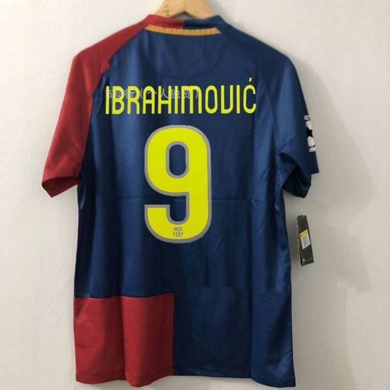 Retro football short-sleeved shirt