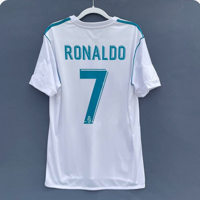 Retro football short-sleeved shirt