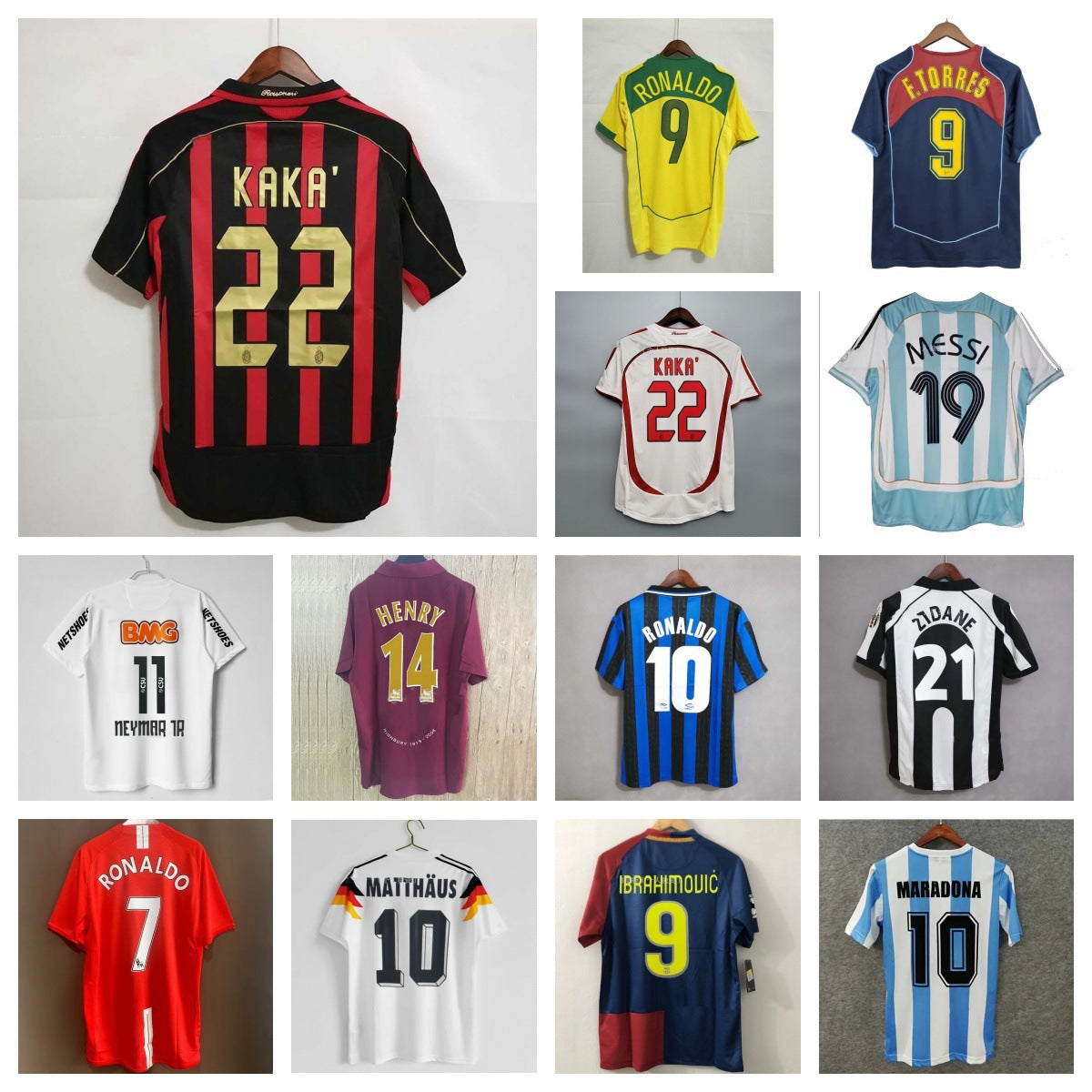 Retro football uniform