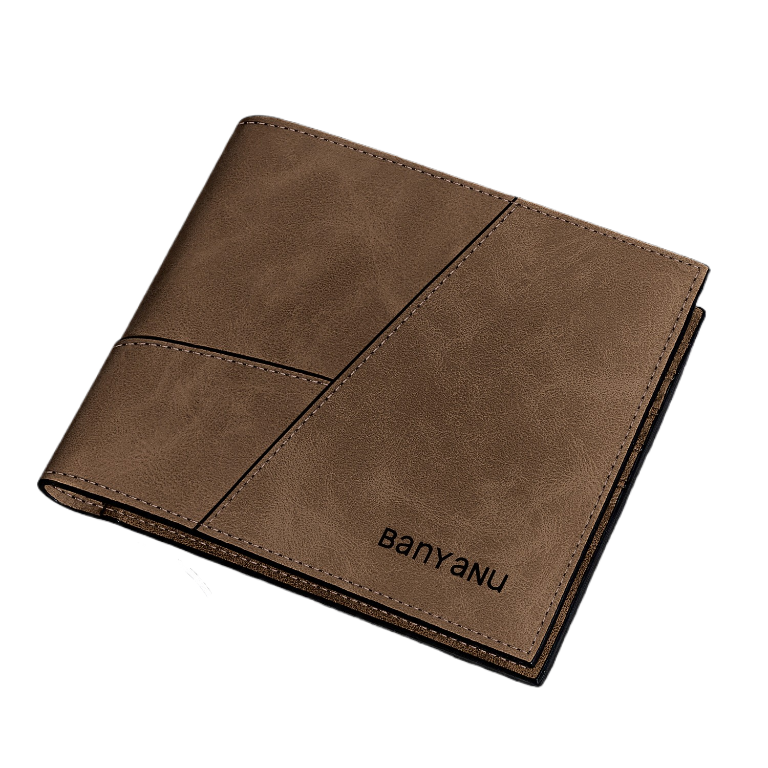 Retro Frosted Cowhide Mens Wallet