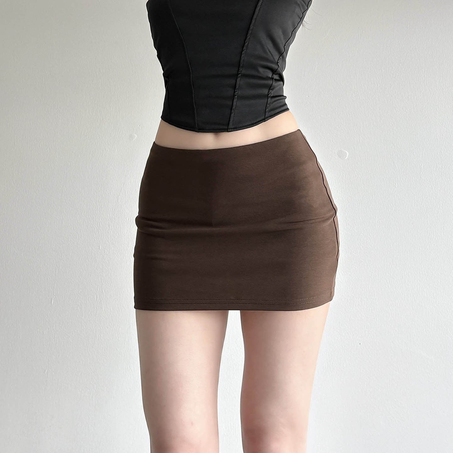 Retro Fur Spliced Leather Buckle Cardigan