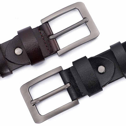 Retro genuine leather belt