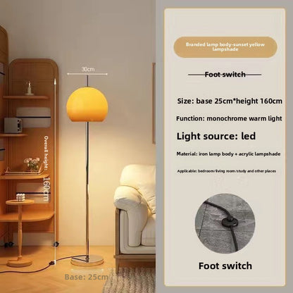 Retro Glass Floor Lamp
