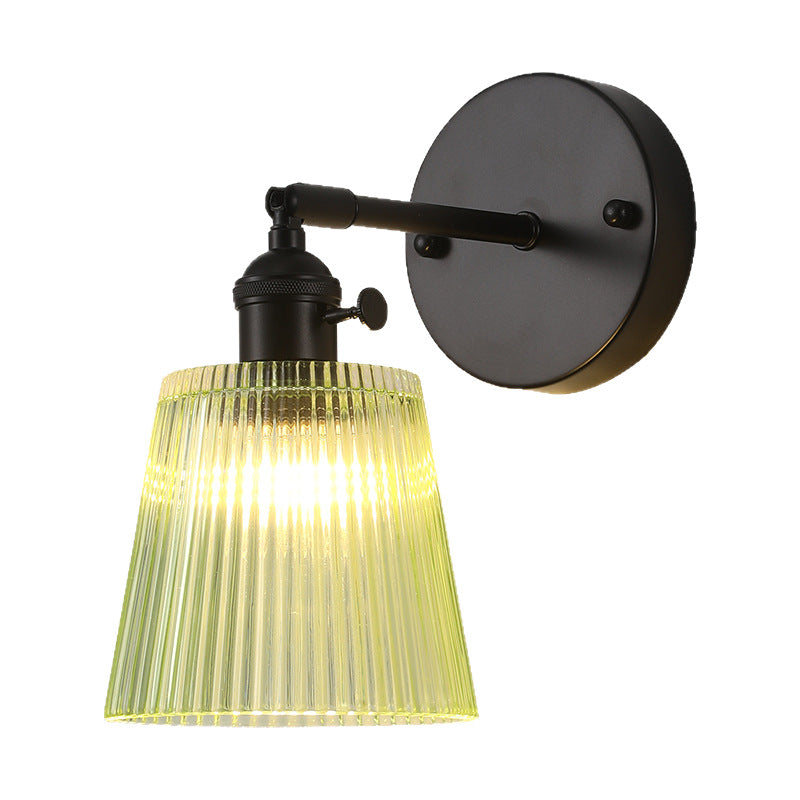 Retro Glass Wall Lamp for Indoor Lighting
