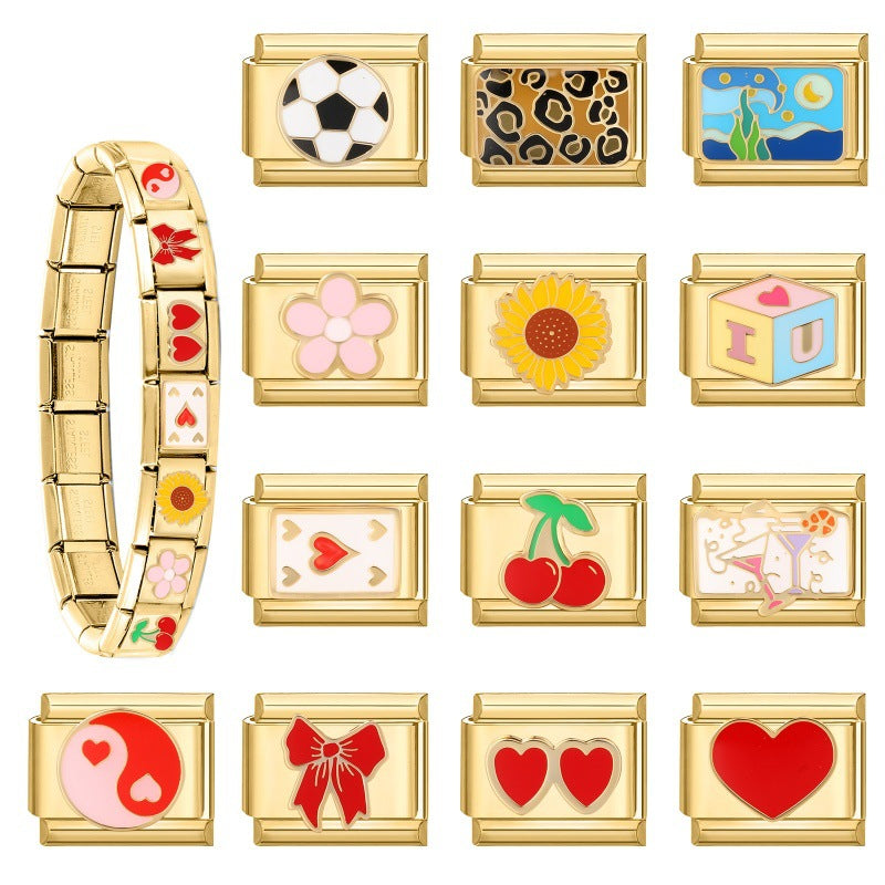 Retro Gold Charms for DIY Bracelet Necklace