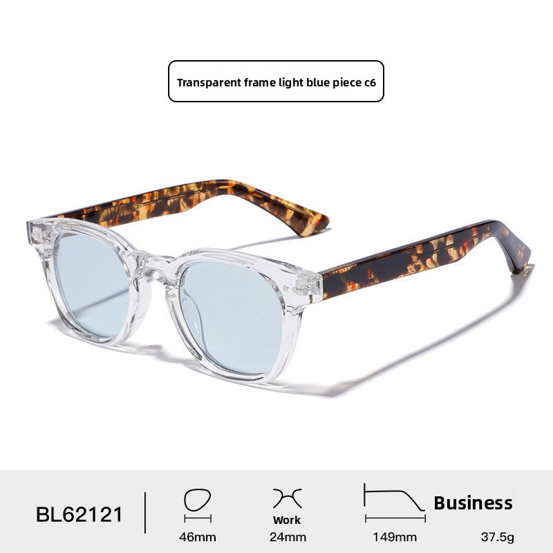 Retro Gold Pin Polarized Sunglasses with UV Protection
